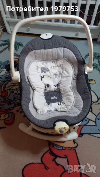 Бебешка електрическа люлка – шезлонг Joie Sansa 2 в 1, снимка 1