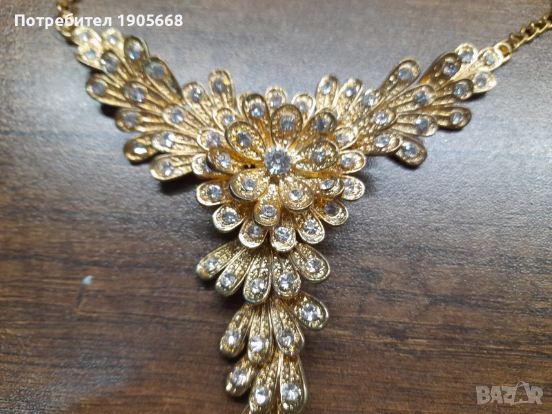 Луксозно дамско колие, снимка 1