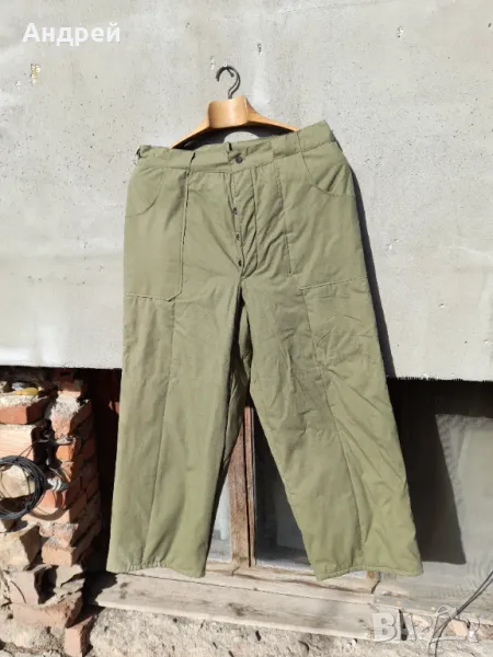 Стар военен ватиран пантолон #6, снимка 1