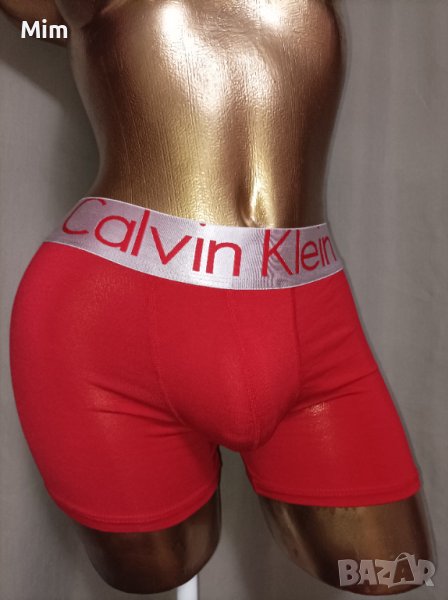  CALVIN KLEIN XL Червен боксер с лого, снимка 1