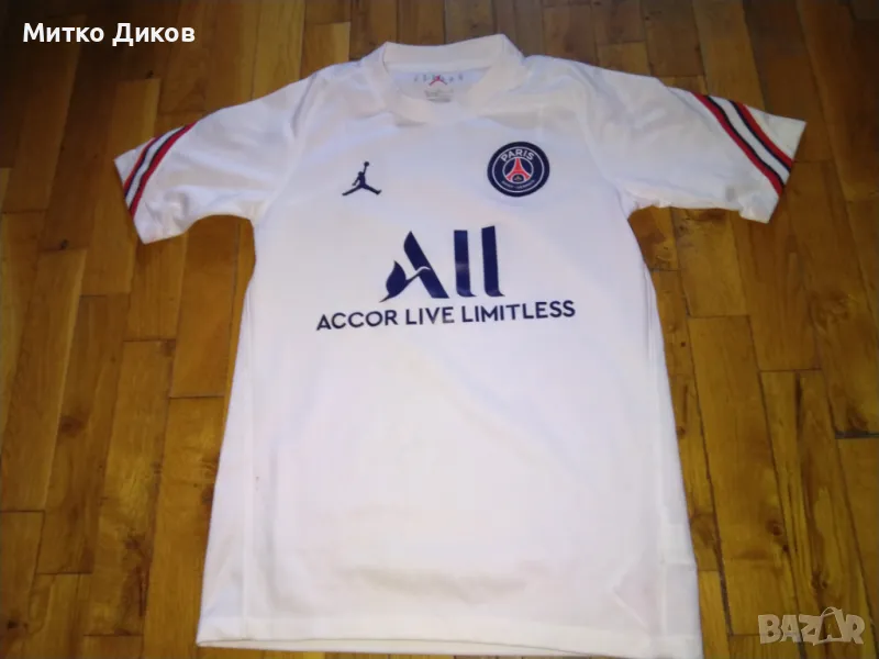 Футболна тениска на ПСЖ отлична маркова на Найк Джордан дете юноши М размер 137-147см, снимка 1