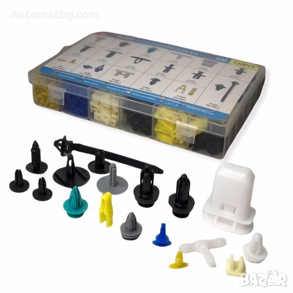 Щипки за кори Automat, За тапицерия, Комплект, 730 бр, снимка 1