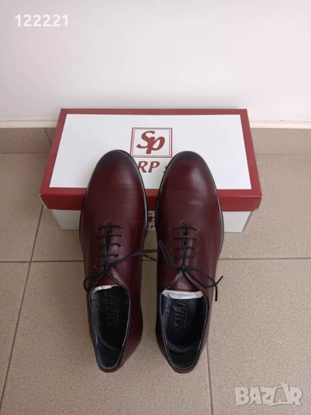 Луксозни мъжки обувки от естествена кожа N42 - чисто нови, снимка 1