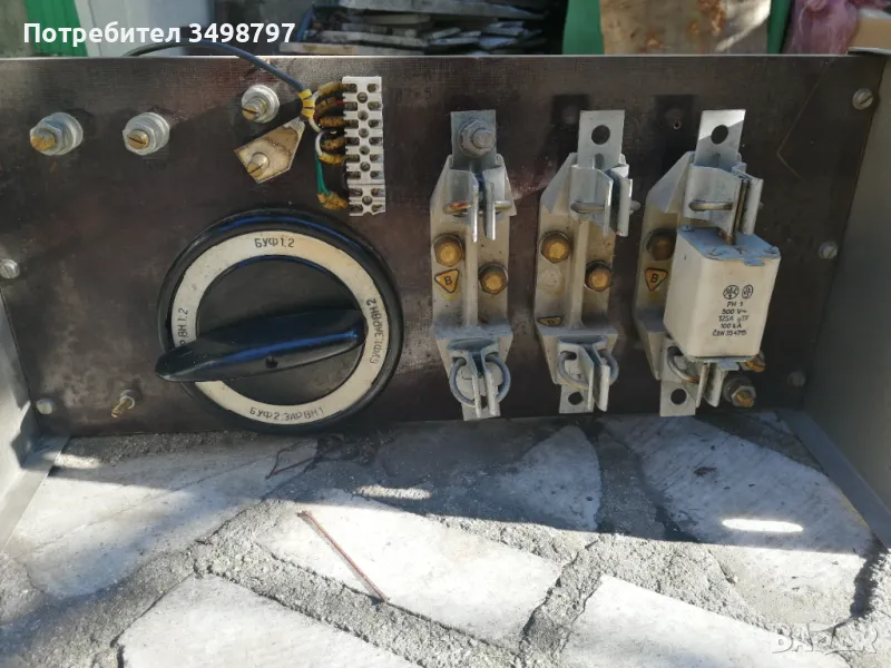 Табло пакетен превключвател 500V 100A, снимка 1