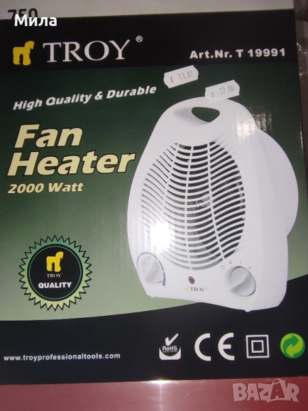 Вентилаторна печка-духалка, снимка 1