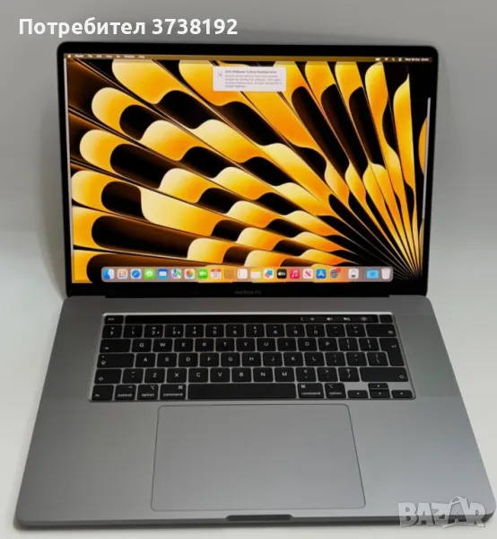 MacBook Pro 16” (2019) – i9, 32GB RAM, 512GB SSD, Radeon 5500M 4GB, снимка 1