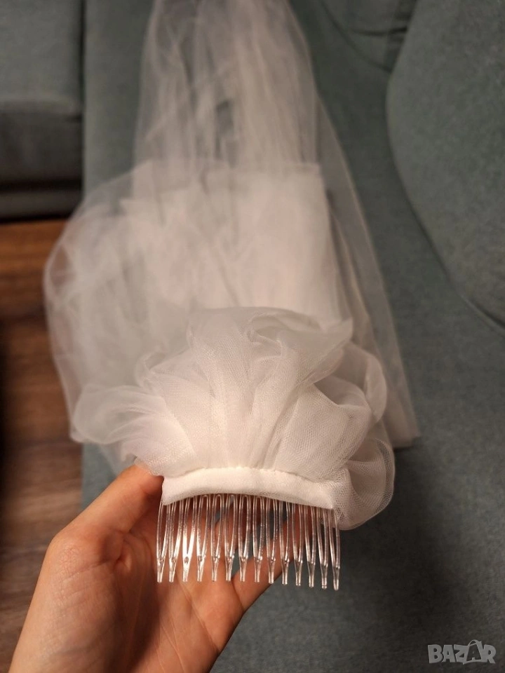 НОВ Булченски воал от шифон 3 м., снимка 1