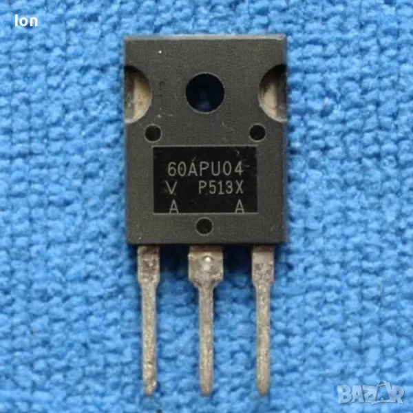 60APU04PBF IR Ultra fast soft recovery diode 400V, 60A, 85ns, снимка 1
