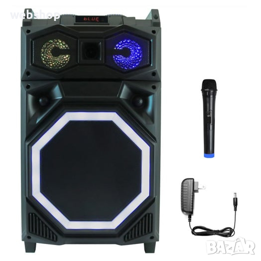 АКУМУЛАТОРНА КАРАОКЕ ТОНКОЛОНА LT-12А 15 ИНЧА, снимка 1