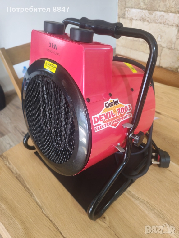 Електрически калорифер 3kw, снимка 1