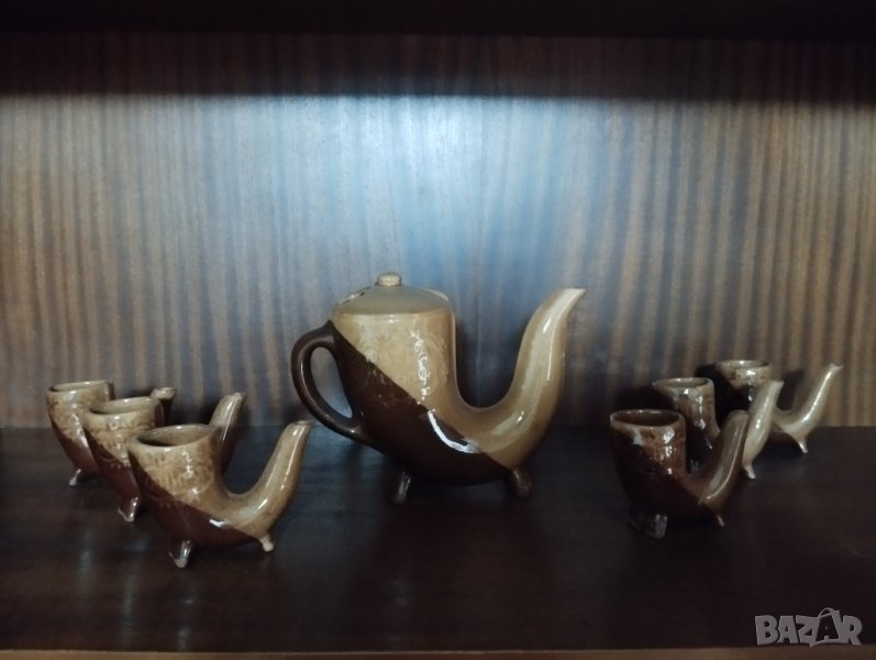стар керамичен сервиз, снимка 1
