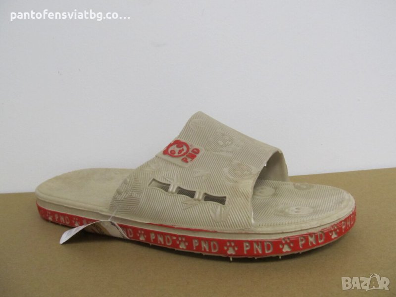 Дамски силиконови чехли GEZER бежово, снимка 1