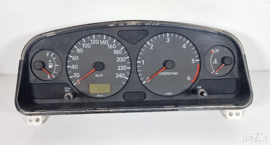 Километраж Табло Уреди Toyota Avensis T22 2.0 D4D Тойота Авенсис 1997-2003 83800-05460, снимка 1