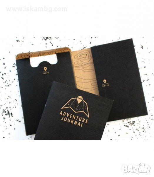 ЖУРНАЛ НА ПЪТЕШЕСТВЕНИКА СЪС СКРЕЧ КАРТИ ЗА ИЗТРИВАНЕ - код Черен, снимка 1