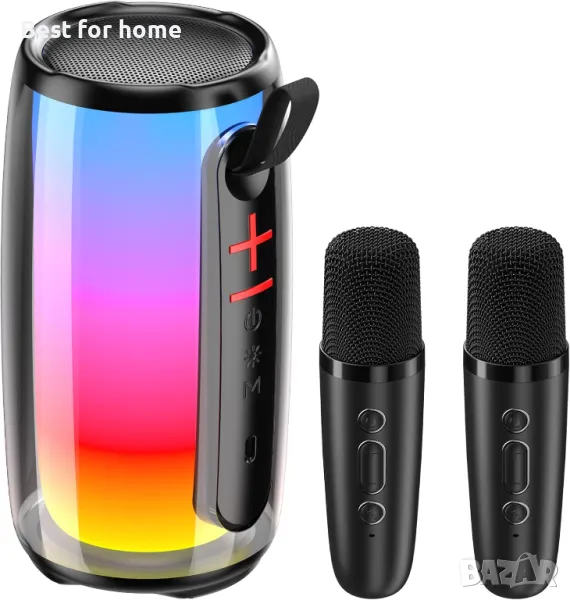 ALPOWL MAIKELU Професионално караоке, караоке 2 микрофона, снимка 1