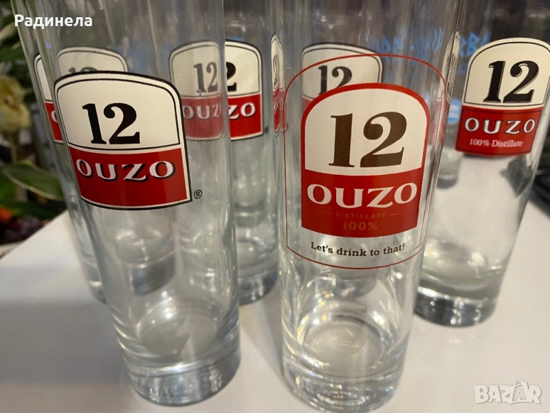 Чаши за Узо - 12 броя и ( 6 бр. ), снимка 1