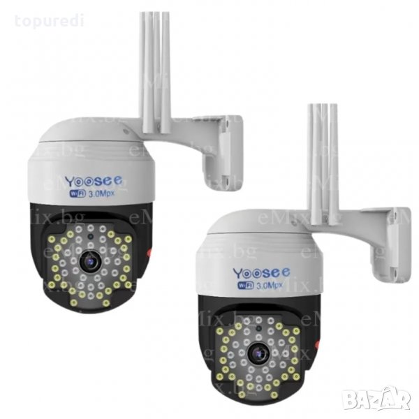 2БР. КУПОЛНА КАМЕРА 2MPX - 48LED, снимка 1