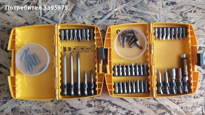 Битове за винтоверт комплект от DeWalt 2 бр, снимка 1
