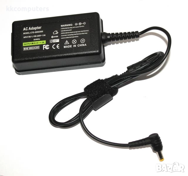 AC Adapter 220V за 5V 2A 4.8*1.7mm Баркод : 7001262, снимка 1