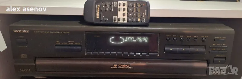 Technics sl-pd687 5cd Changer , снимка 1