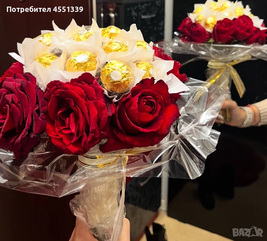 Подаръци - букет от бонбони , снимка 1