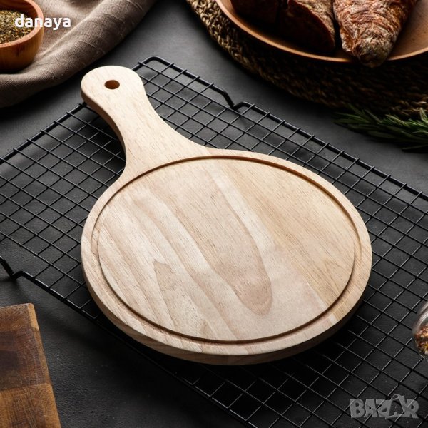 4007 Кухненска дъска за рязане и сервиране с дръжка, снимка 1