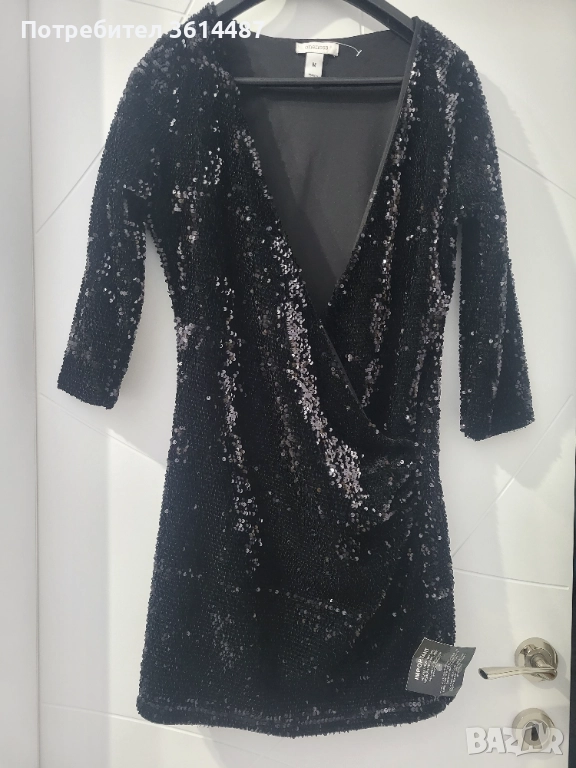 Официална рокля с пайети (нова), снимка 1