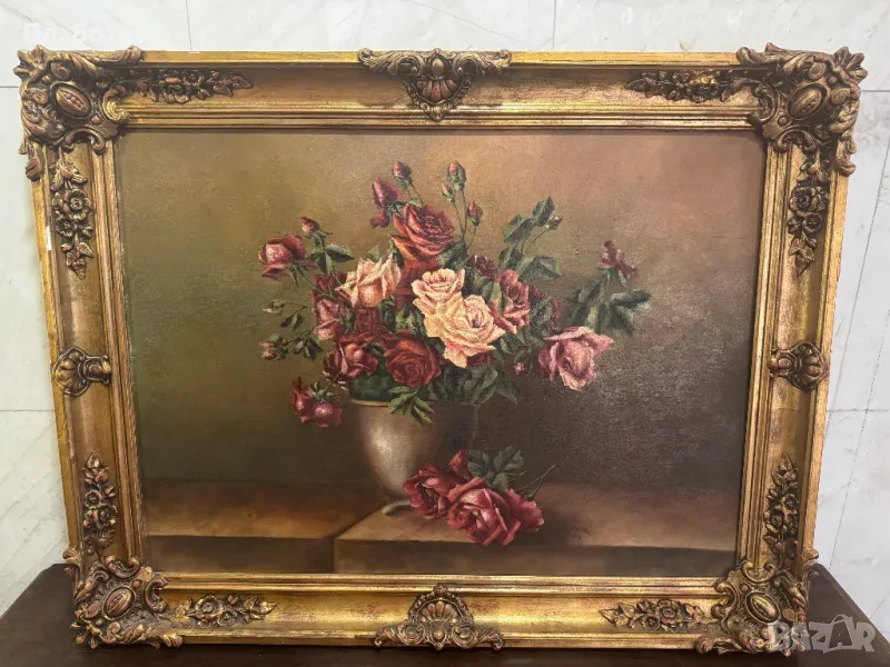 Стара маслена картина, снимка 1