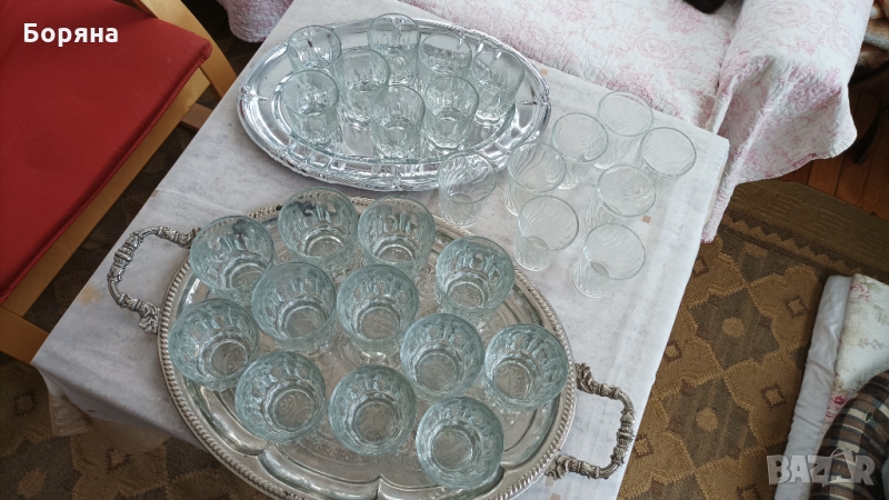 Стъклени чаши 100,150 и 200 мл., снимка 1