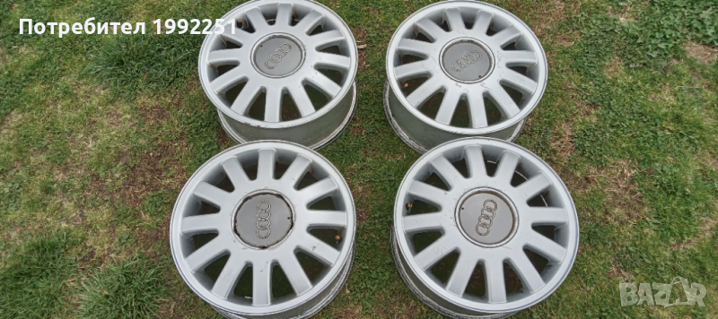 4бр. ляти джанти 6J15 ET38 5x100мм. Свалени са от Audi A3. Внос от Германия. Цената е за комплекта., снимка 1