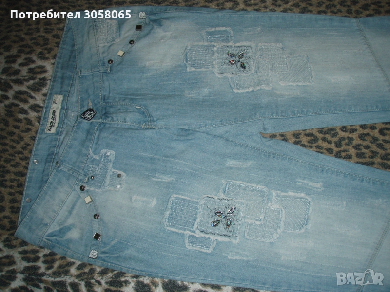 светло сини дамски дънки, снимка 1