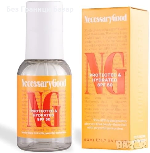 Нов Лек немазен слънцезащитен крем за лице SPF 50, хидратиращ с фактор, снимка 1