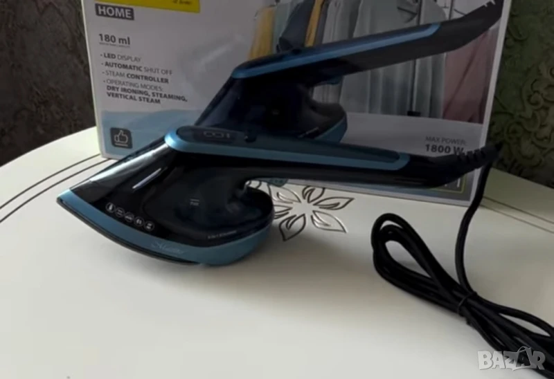 Уред за гладене с пара Voltz, 1800W, 200мл., Керамична плоча, снимка 1
