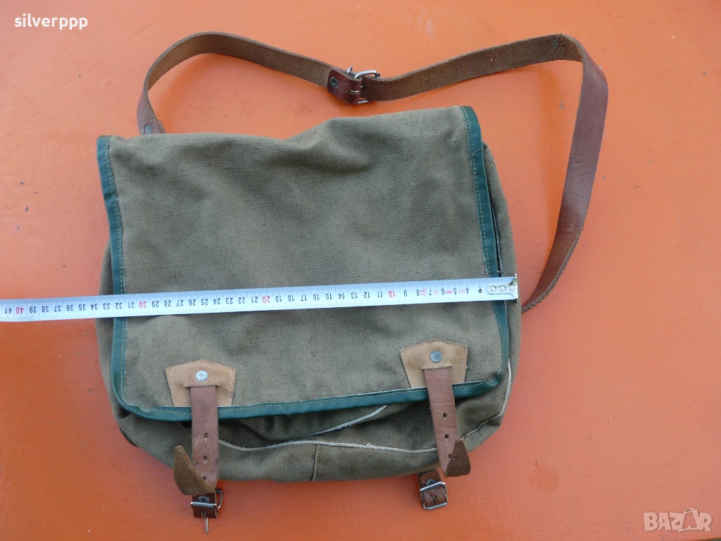Българска презраменна брезентова чанта, снимка 1