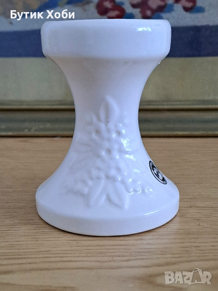 Авторски керамичен свещник Rosa Ljung, снимка 1