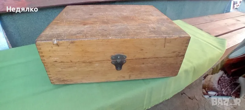 Винтидж ГДР кутия от часовникарски струг, снимка 1
