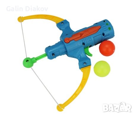Детски лък - пистолет с топчета, снимка 1
