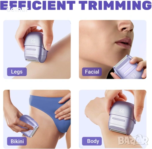 Електрическа самобръсначка за жени, водоустойчива за мокро и сухо бръснене, снимка 4 - Електрически самобръсначки - 53531605