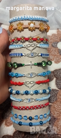 Ръчно изработени гривни , снимка 8 - Гривни - 52470721