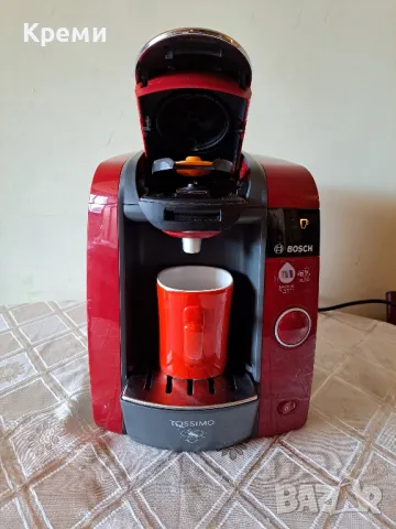 Еспресо кафе машина, BOSCH, с капсули. , снимка 3 - Кафемашини - 47639667