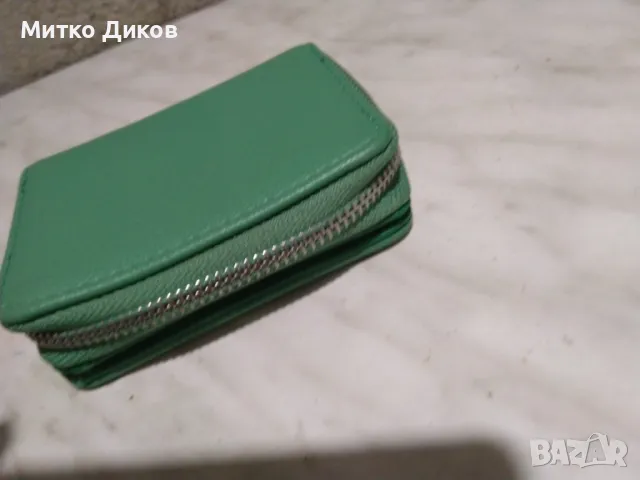Женско кожено портмоне ново 11х9см, снимка 4 - Портфейли, портмонета - 48428424