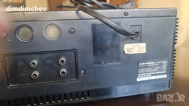 Предусилвател MITSUBISHI DIATONE DA A600 DA P600, снимка 6 - Ресийвъри, усилватели, смесителни пултове - 52528899