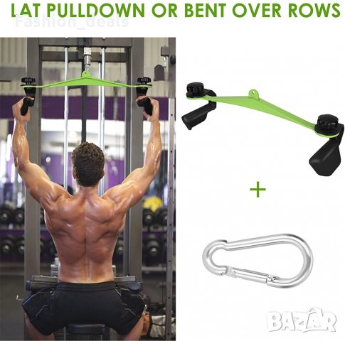 Нова прикачаща се щанга за изтегляне Аксесоар за Фитнес тренировка , снимка 5 - Фитнес уреди - 34858383