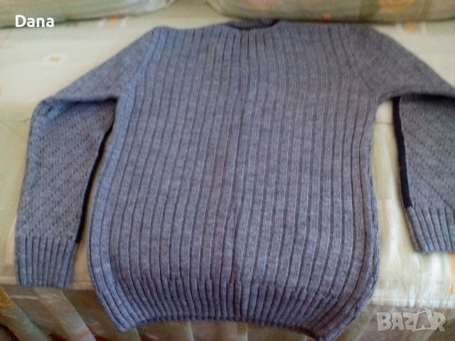 Плетена  юношеска/ мъжка блуза, снимка 3 - Пуловери - 36395633