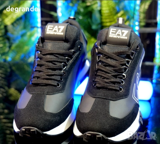 Маратонки Emporio Armani EA7 Черно, снимка 3 - Маратонки - 51611006