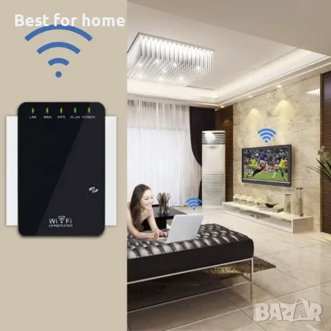 Lab31 wifi repeater 300Mbps репитер, снимка 4 - Мрежови адаптери - 48486952