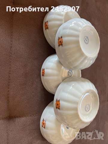 Комплект ретро купи - 5 броя, снимка 4 - Сервизи - 53827723