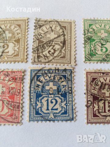 Пощенска марка 6бр-Лот Швейцария, снимка 6 - Филателия - 40019582