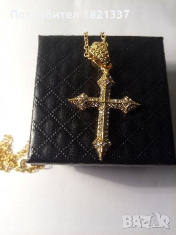 Колие с кръст , снимка 7 - Колиета, медальони, синджири - 39376469