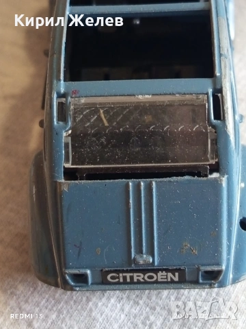 Метална количка CITROEN 2 CV винтидж за КОЛЕКЦИЯ ДЕКОРАЦИЯ 49041, снимка 5 - Колекции - 53557573